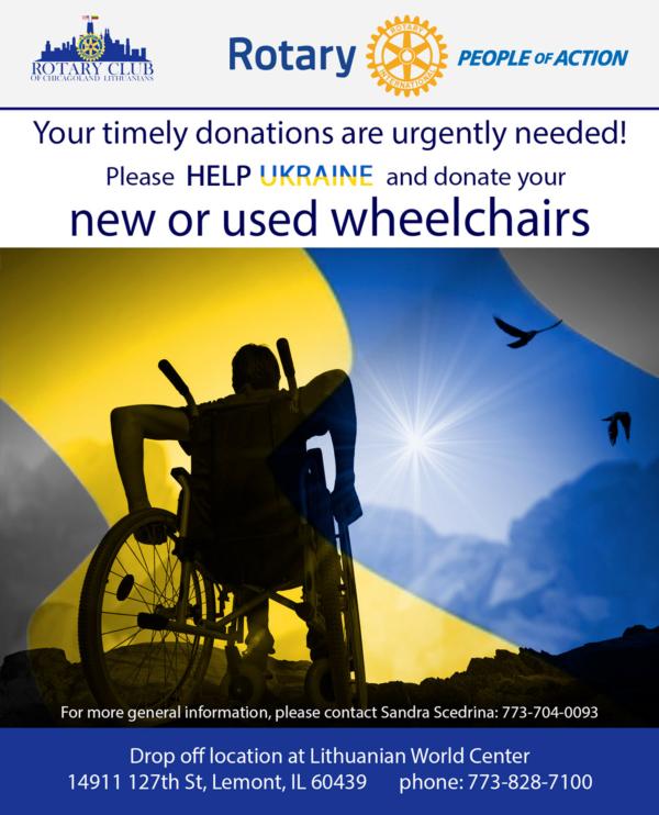 Main article image for story titled 'Wheelchairs for Ukraine'