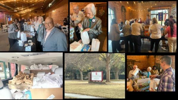 Main article image for story titled 'Preparation of Packages by Rotarians for Salvation Army Center of Hope'