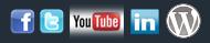 Icon links to Facebook, Twitter and youtube