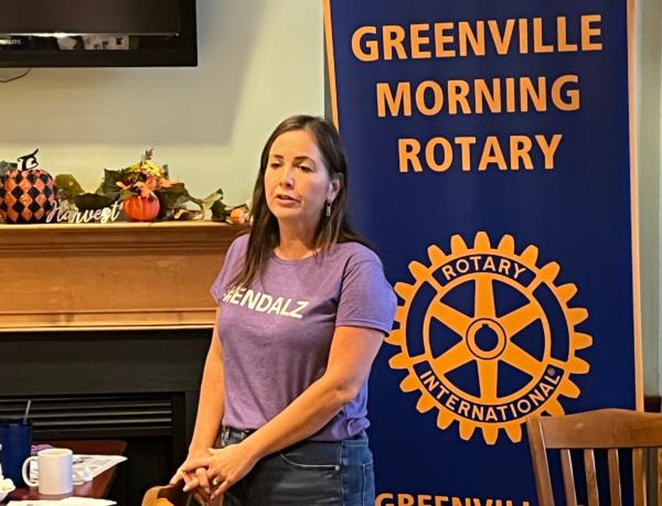 Main article image for story titled 'Alzheimer’s program manager shares message with Greenville Morning Rotary'