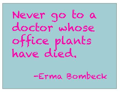 Erma Bombeck Advice