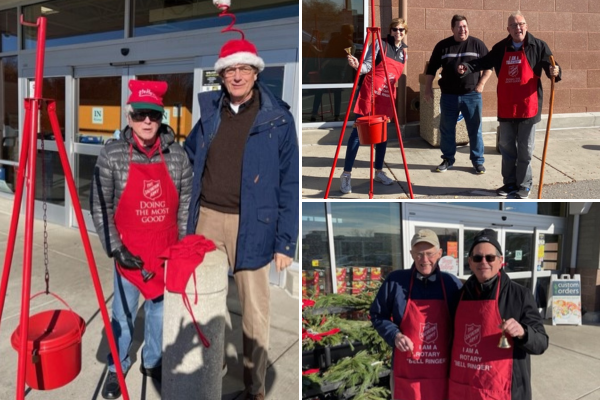Rotary Bell Ringers Salvation Army Red Kettle Campaign