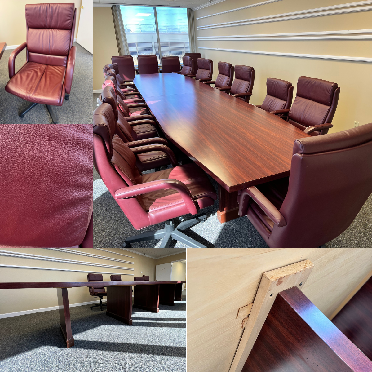 Conference Table 4' by 20' and Chairs