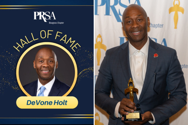 DeVone Holt PRSA Bluegrass Hall of Fame