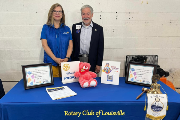 Delene & Larry at Louisville Sustainability Summit 2023