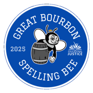 Educational Justice Great Bourbon Spelling Bee Graphic