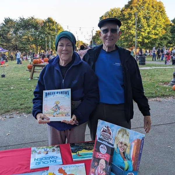 Imagination Library volunteers Rick and Mary Ellen Harned