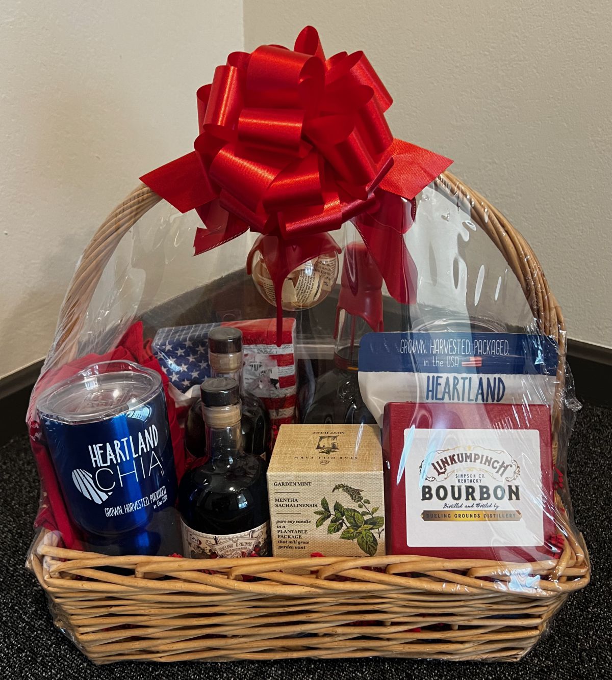 Gift basket donated by Susan Zepeda