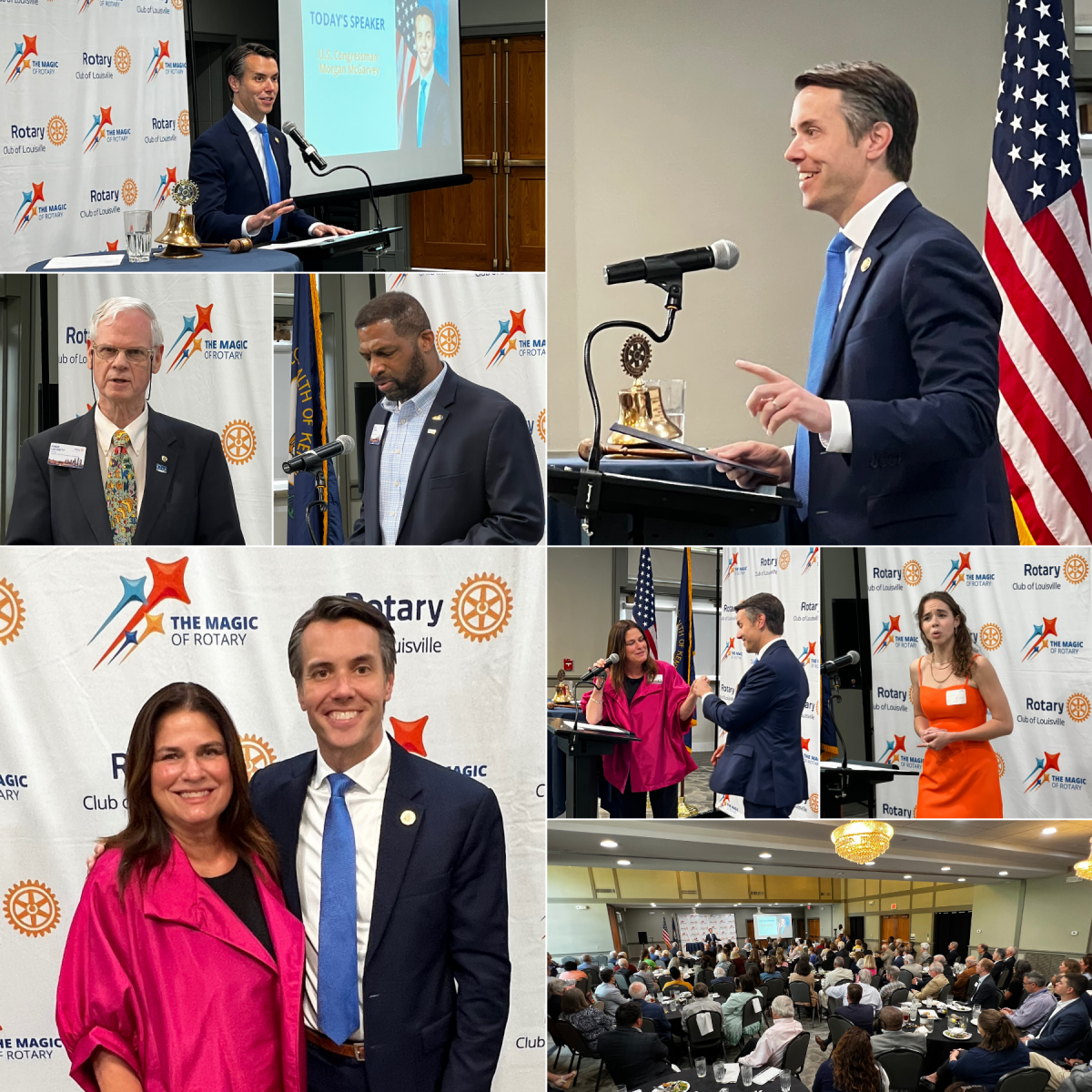 Rotary Meeting May 29, 2025 Featuring Congressman Morgan McGarvey