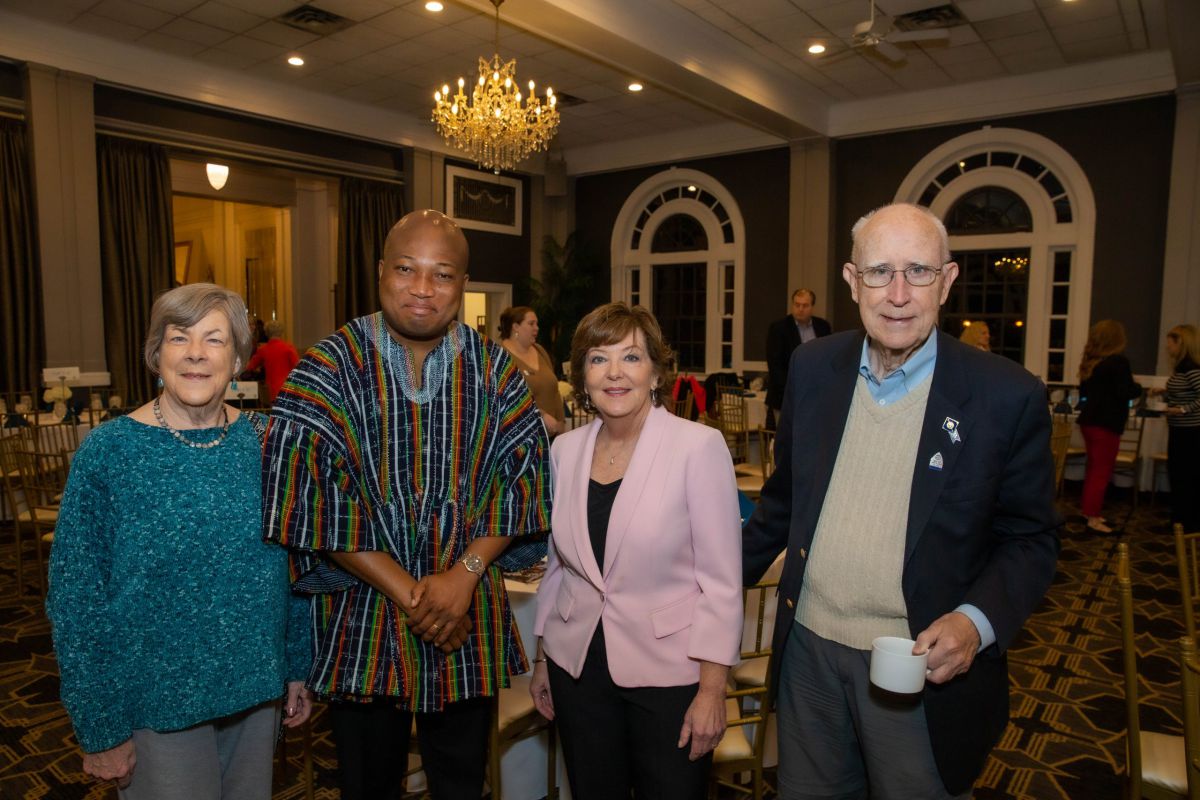 Denise Sears with Rick and Mary Ellen Harned at last year's event